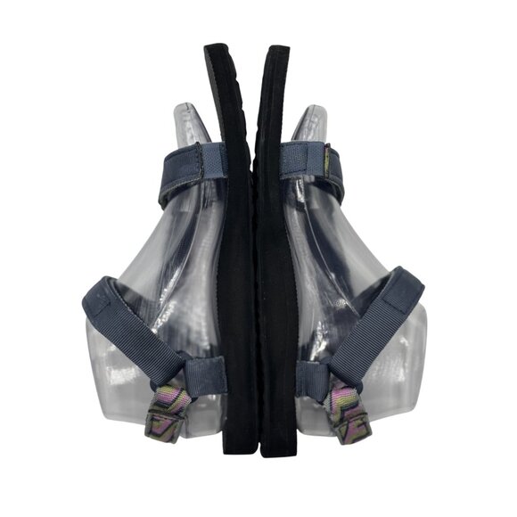 Teva Original Universal Slide Womens Size 9 Blue Multicolor Textural Sandals - Picture 7 of 11